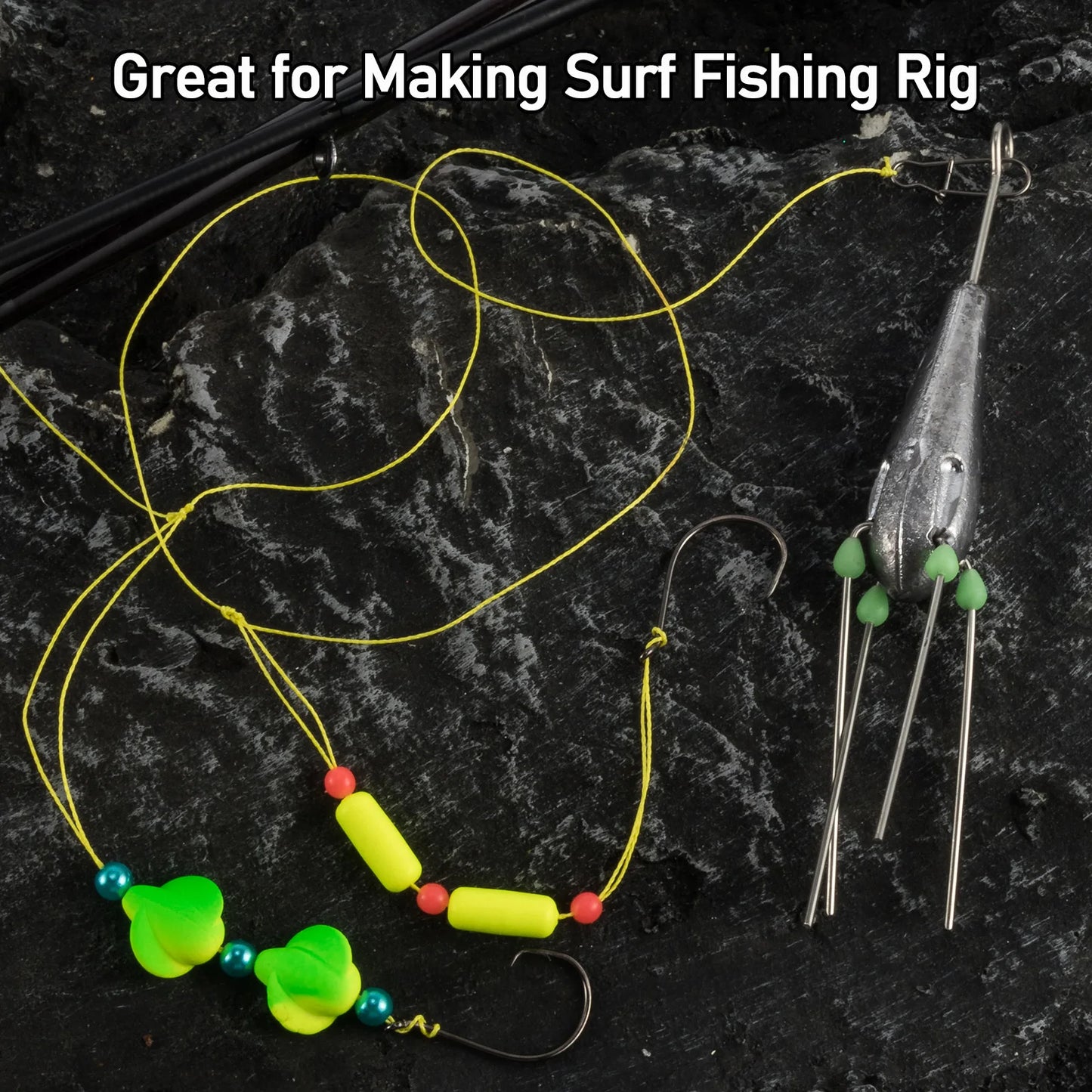 2 pçs sputnik aranha chumbada pesos de pesca de água salgada chumbada luminosa longa fundição corrico mar surf pesca baixo atum