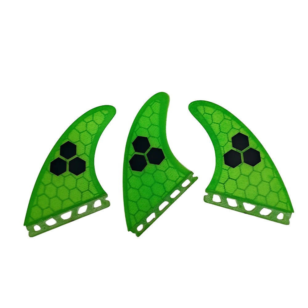 UPSURF FUTURE Green FINS G3/G5/G7/AM2/GAM Surfboard Fins For Surf Accessories Thruster Quillas Surf Fins For Funboard Tri Fin