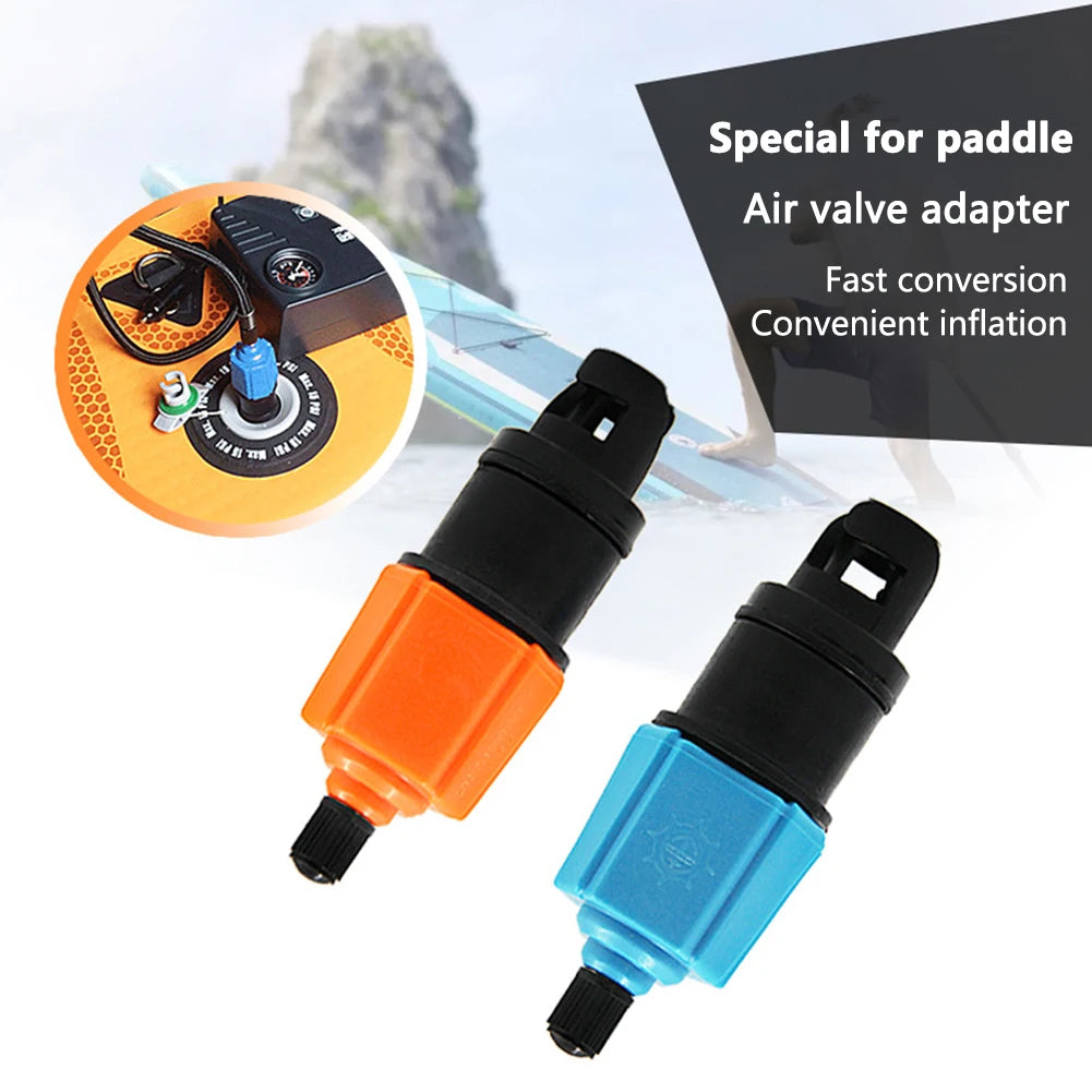 1-5PCS SUP Standup Paddle Board Valve Air Pump Adapter Canoe Kayak Inflatable Pump Adaptor Air Valve Adapter Surfing Accessories