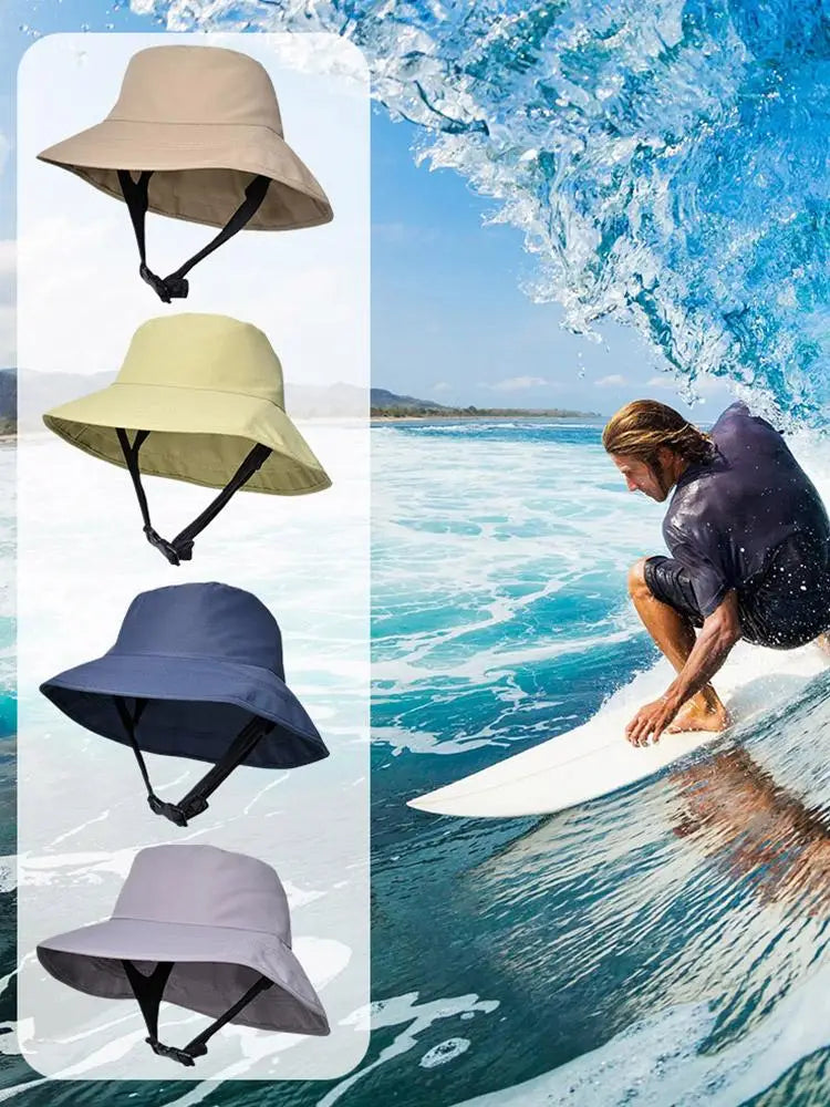 Summerbeach Sun Protection Surfing Hat For Men Fashion UV-proof Sun Hat Summer Light And Breathable Outdoor Fisherman Hat Z9K9