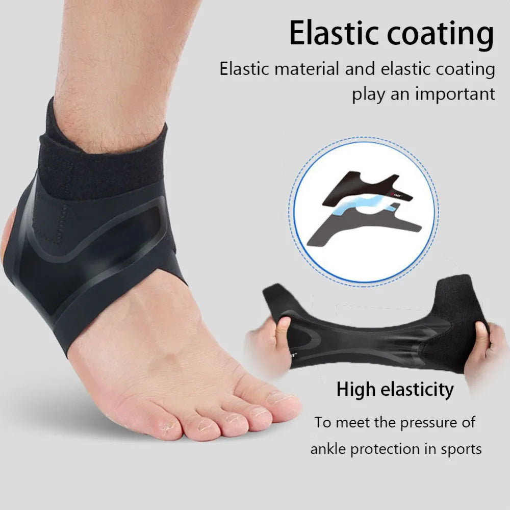1pc esportes de fitness tornozelo cinta compressão ajustável suporte tornozelo tendão alívio da dor cinta pé entorse lesão envoltório basquete