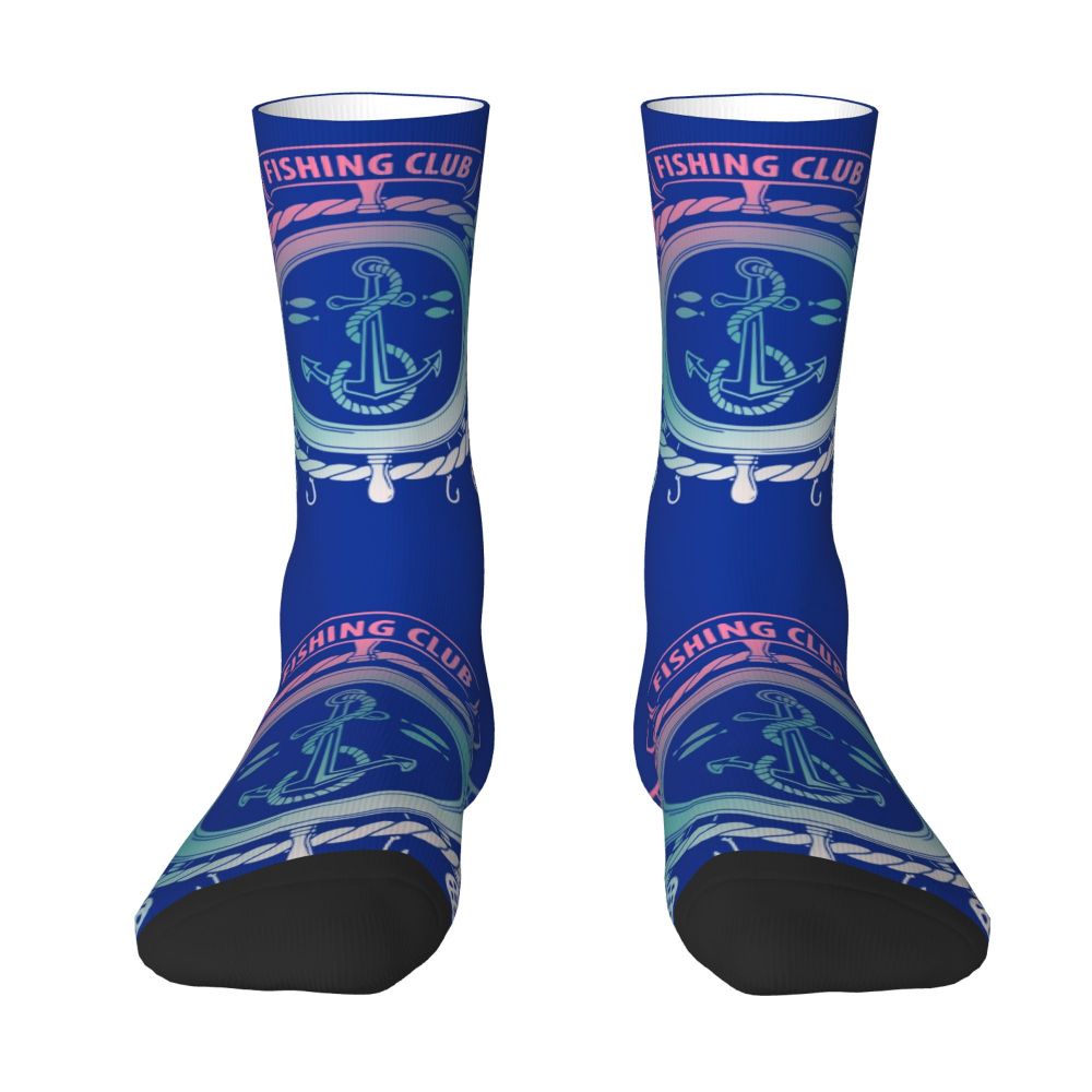 Cool Work Like A Captain Party Like A Pirate Socks Men Women Warm 3D Printed Nautical Skull Sailor Sports Basketball Socks