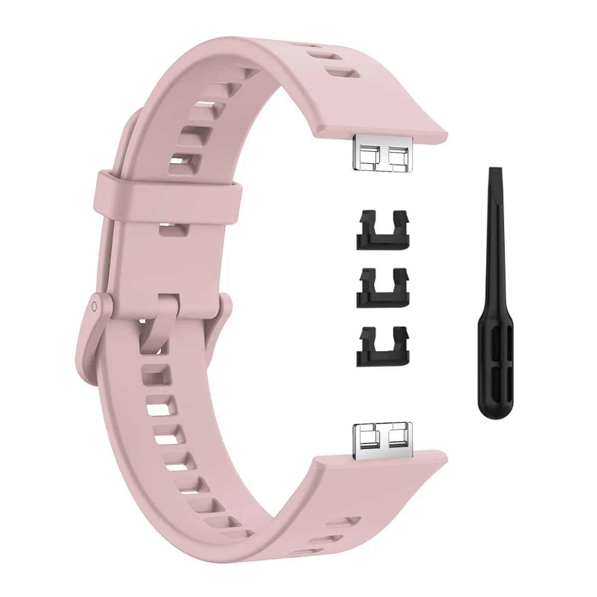 Banda de silicone para huawei relógio ajuste 1 cinta acessórios smartwatch substituição pulseira de pulso correa huawei relógio ajuste 2021 cinta