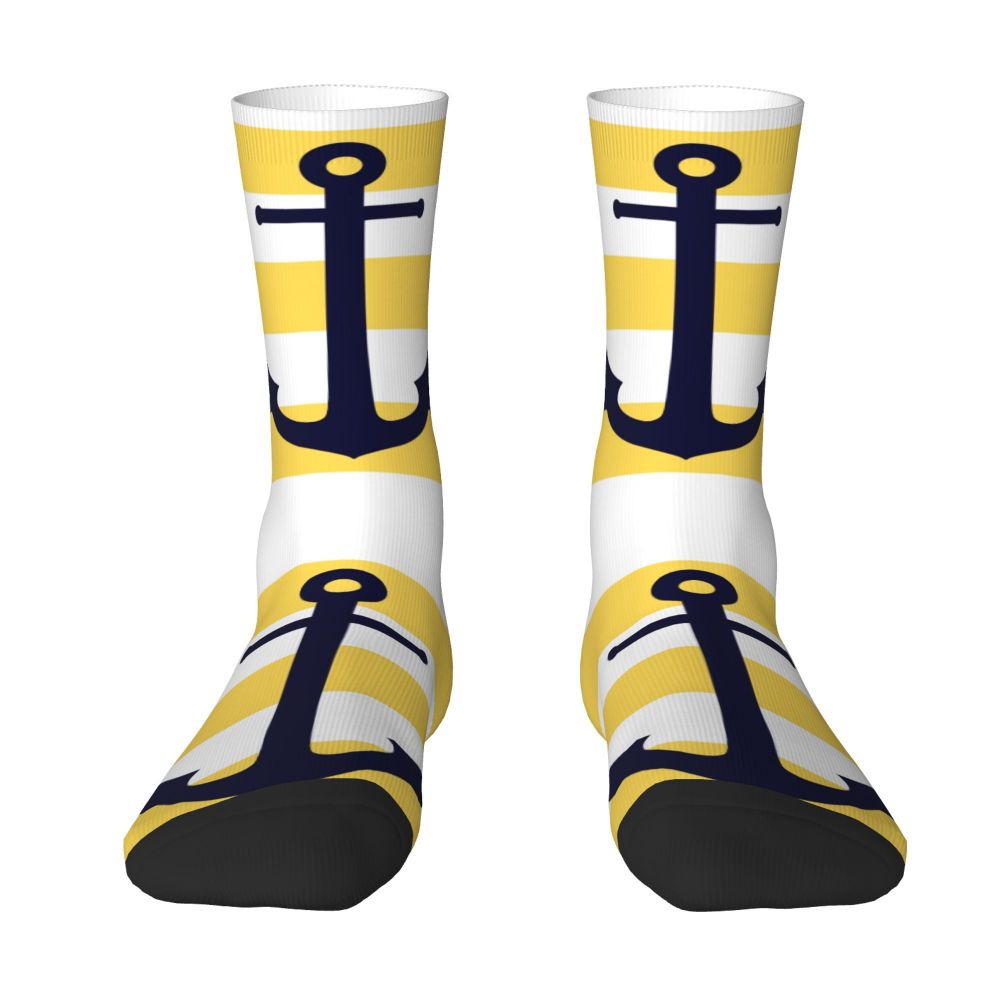 Cool Work Like A Captain Party Like A Pirate Socks Men Women Warm 3D Printed Nautical Skull Sailor Sports Basketball Socks