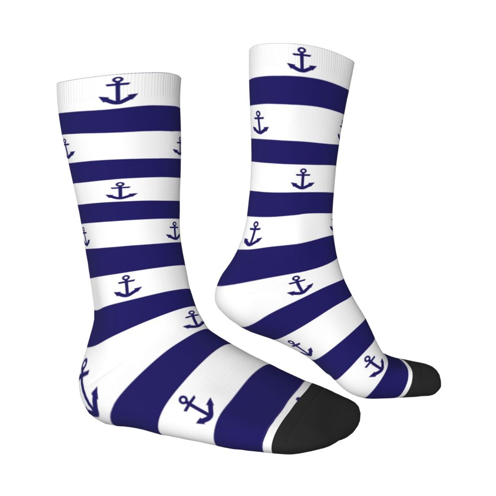 Cool Work Like A Captain Party Like A Pirate Socks Men Women Warm 3D Printed Nautical Skull Sailor Sports Basketball Socks