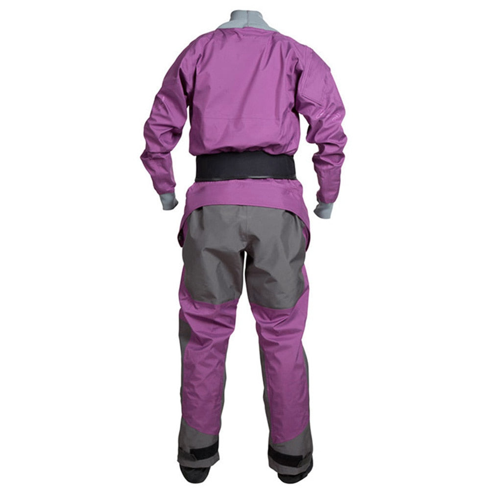 Women's  Kayak Drysuits Surfing Stand Up Padding Kayaking Three-Layer Waterproof Fabric Latex Neck And Sleeves Suit DW31