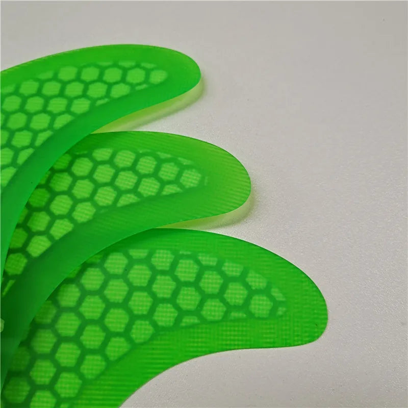 UPSURF FUTURE Green FINS G3/G5/G7/AM2/GAM Surfboard Fins For Surf Accessories Thruster Quillas Surf Fins For Funboard Tri Fin