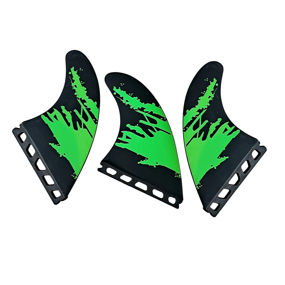 UPSURF FUTURE Green FINS G3/G5/G7/AM2/GAM Surfboard Fins For Surf Accessories Thruster Quillas Surf Fins For Funboard Tri Fin