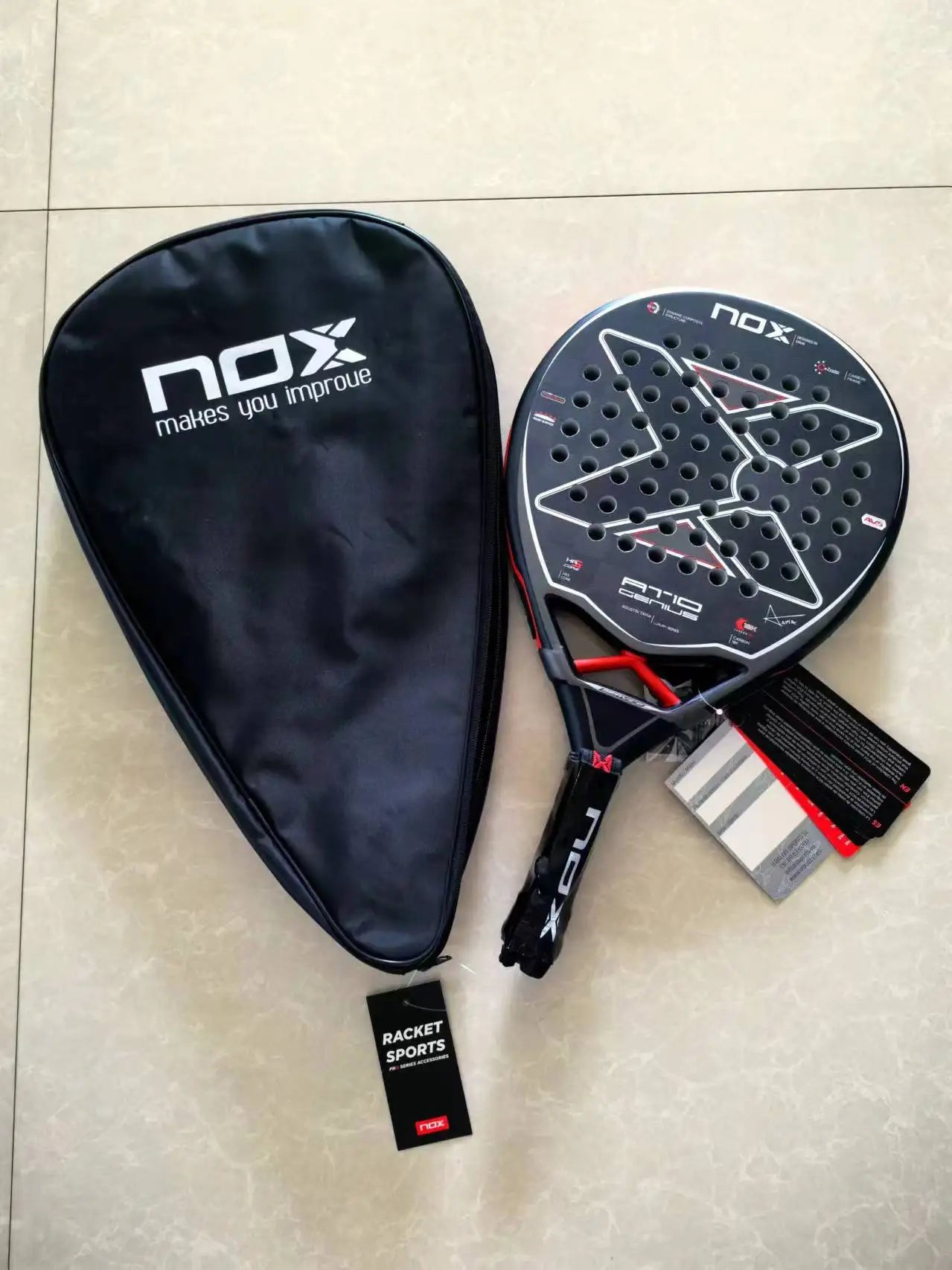 New Professional Padel Tennis Racket Soft Face Carbon Fiber EVA Memory Paddle Sports Racquet Outdoors Equipment for Men Women