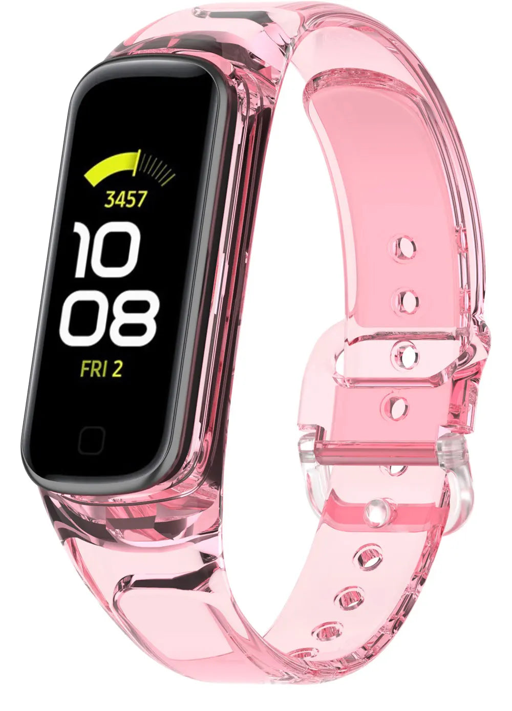 Transparent TPU Band For Samsung Galaxy Fit 2 SM-R220 Strap Discoloration In Light Bracelet For Galaxy Fit 2 SM-R220 Watchband