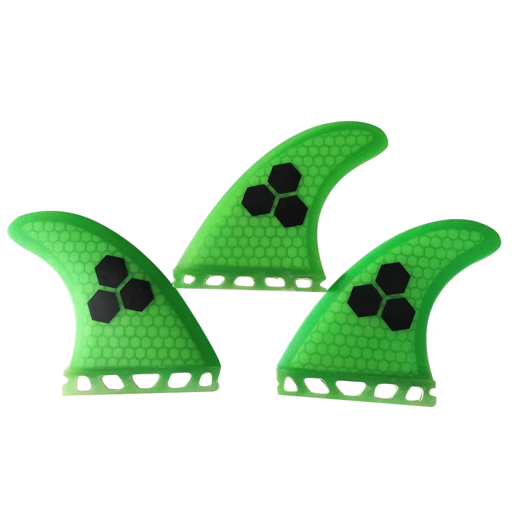 UPSURF FUTURE Green FINS G3/G5/G7/AM2/GAM Surfboard Fins For Surf Accessories Thruster Quillas Surf Fins For Funboard Tri Fin