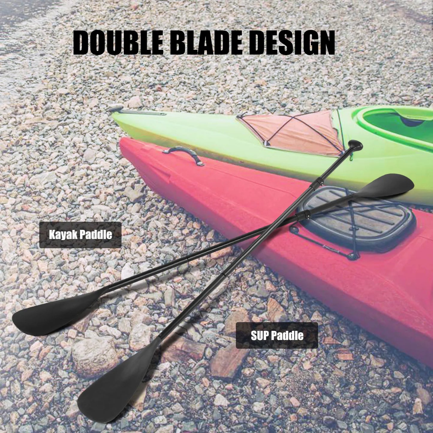 4 peças de dupla finalidade ajustável SUP paddle caiaque barco stand up paddle board acessórios de caiaque