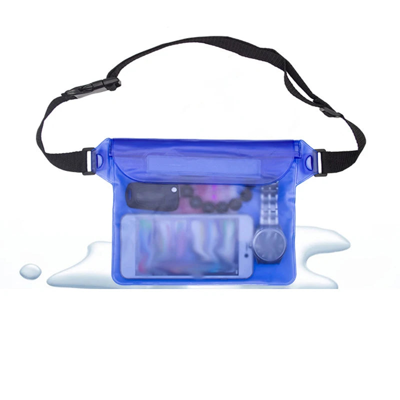 Waterproof Swimming Sealing Drift Diving Waist Pack Skiing Underwater Phone Case Cover Dry Shoulder Bag For Beach Boat Sport