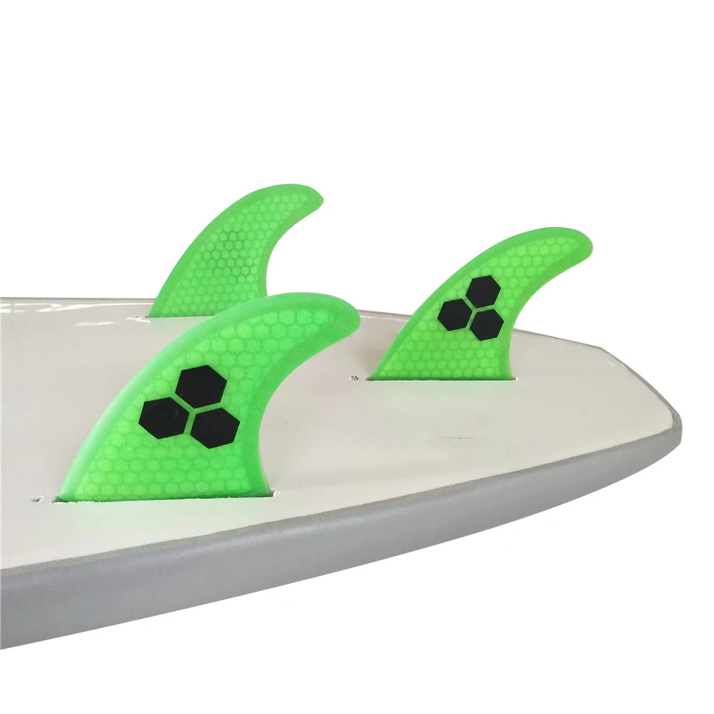 UPSURF FUTURE Green FINS G3/G5/G7/AM2/GAM Surfboard Fins For Surf Accessories Thruster Quillas Surf Fins For Funboard Tri Fin