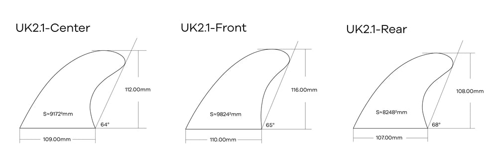 UPSURF FUTURE Green FINS G3/G5/G7/AM2/GAM Surfboard Fins For Surf Accessories Thruster Quillas Surf Fins For Funboard Tri Fin