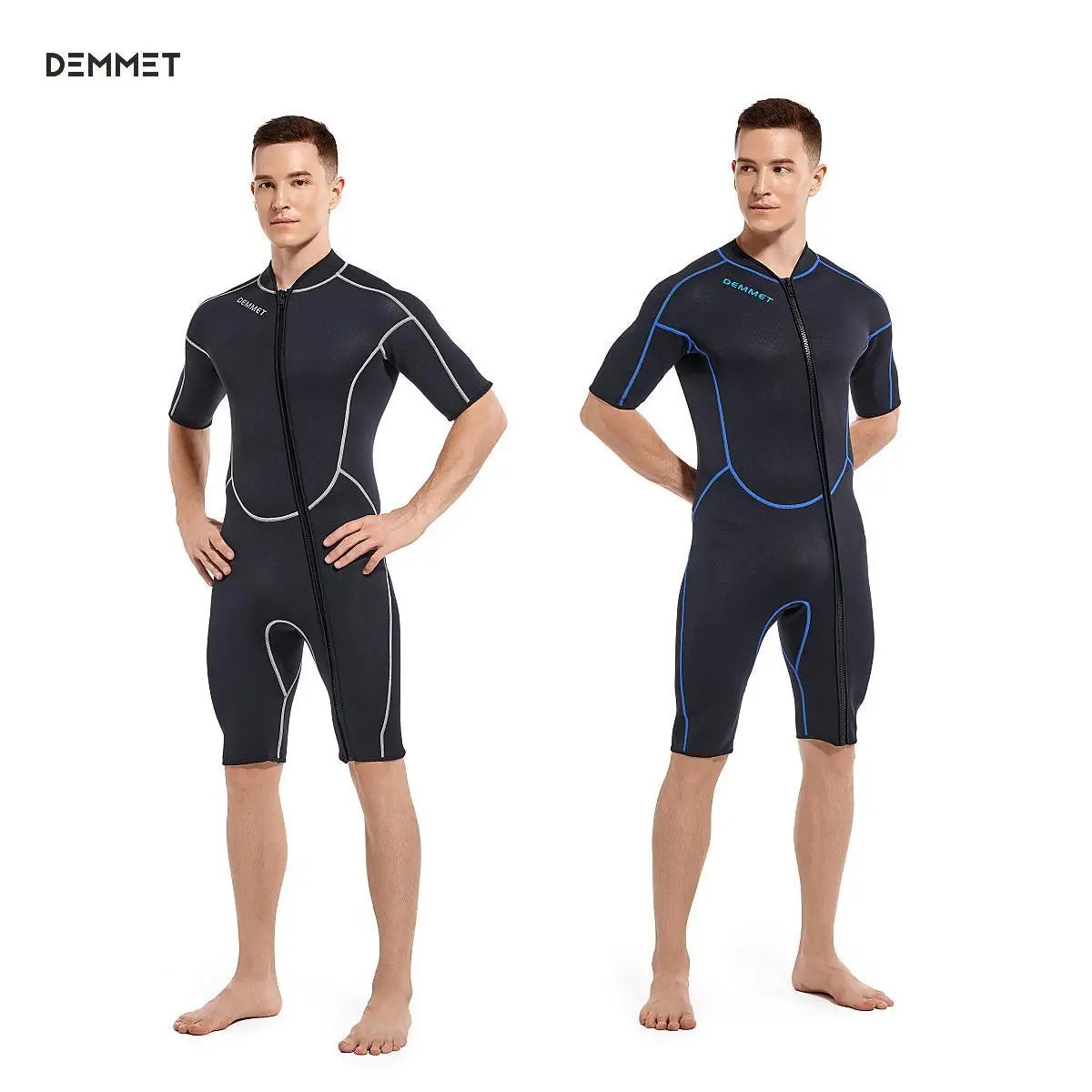 NEW Neoprene Wetsuit Men Women 1.5MM Keep Warm Swimming Diving Suit Bathing Suit Short sleeve Triathlon diver Surf Snorkeling