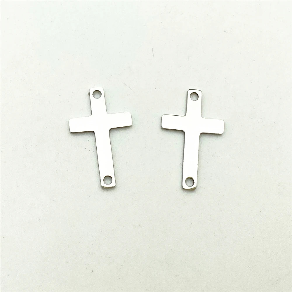 5Pcs/Lot 10-20Types Stainless Steel Nautical Charm Tiny Anchor Cross Rudder Boat Charms Personal Wish Jewelry Diy Making Finding