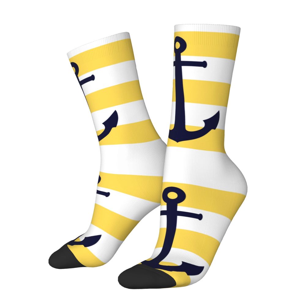 Cool Work Like A Captain Party Like A Pirate Socks Men Women Warm 3D Printed Nautical Skull Sailor Sports Basketball Socks