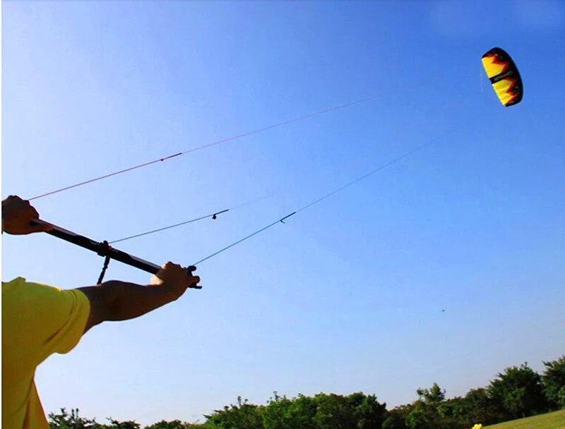 Frete grátis barra de controle de kite de energia quad linha acessórios de kite kitesurf três linhas surf windsurf vento profissional