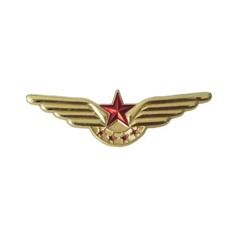 Pilot Flight Officer Wings  Badge Navigation Airlines Civil Aviation Metal Badge Brooch Pins Medal of Challenge Coins