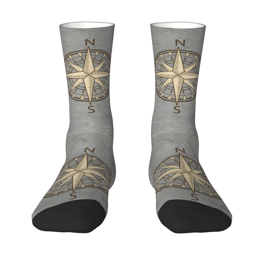 Cool Work Like A Captain Party Like A Pirate Socks Men Women Warm 3D Printed Nautical Skull Sailor Sports Basketball Socks