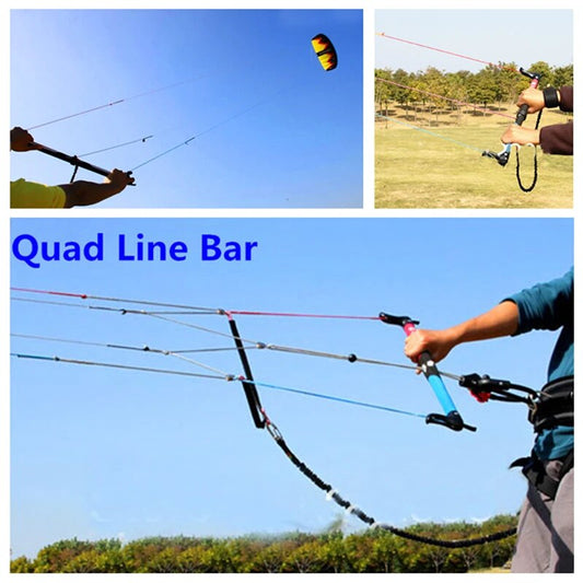 Frete grátis barra de controle de kite de energia quad linha acessórios de kite kitesurf três linhas surf windsurf vento profissional