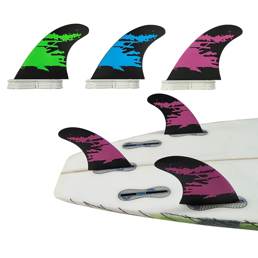 Barbatanas de prancha de surf tamanho m, barbatanas duplas, 2 barbatanas de surf, estabilizador de prancha de surf, upsurf fcs 2 barbatanas, núcleo de desempenho de fibra de carbono
