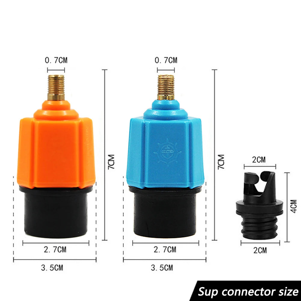 1-5PCS SUP Standup Paddle Board Valve Air Pump Adapter Canoe Kayak Inflatable Pump Adaptor Air Valve Adapter Surfing Accessories