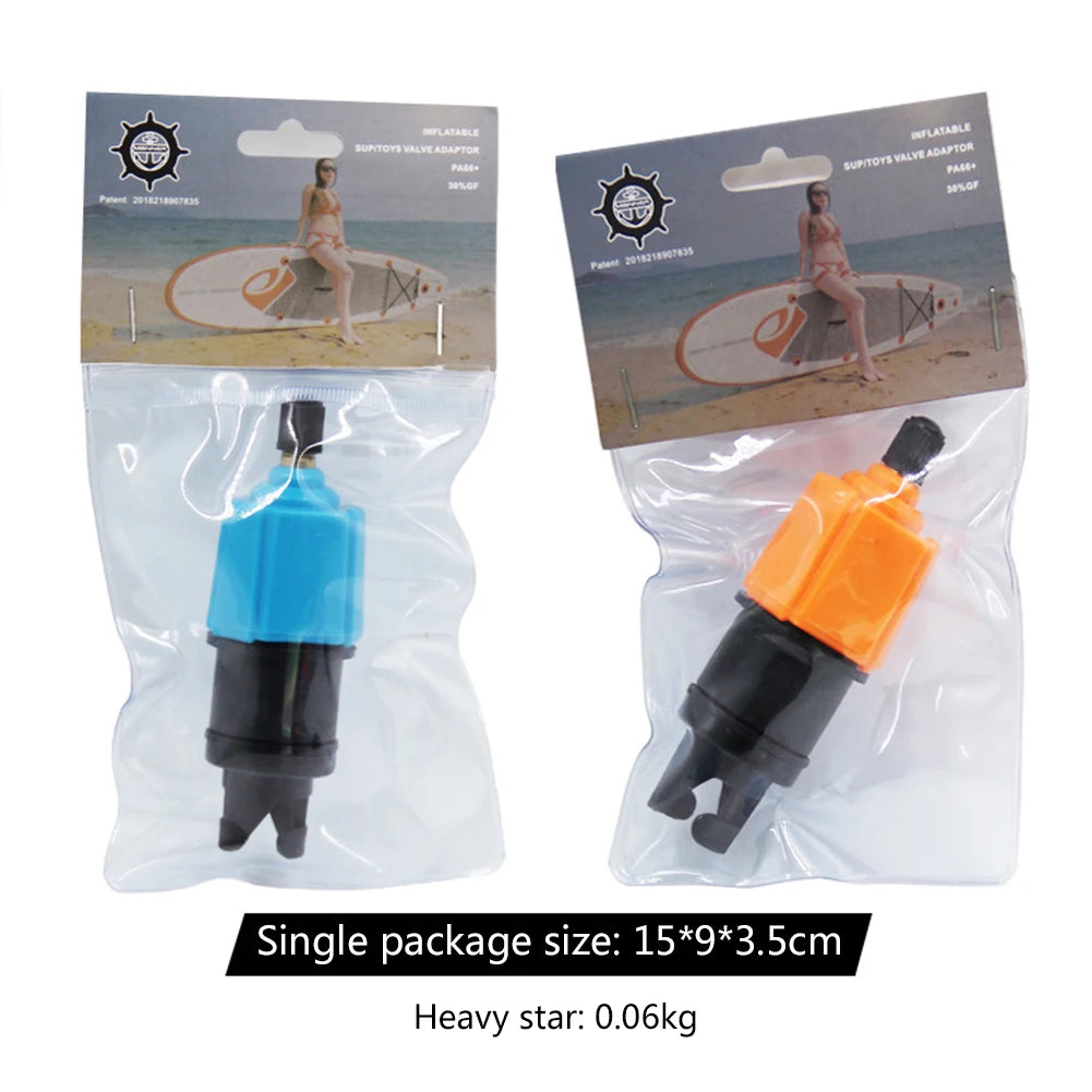 1-5PCS SUP Standup Paddle Board Valve Air Pump Adapter Canoe Kayak Inflatable Pump Adaptor Air Valve Adapter Surfing Accessories