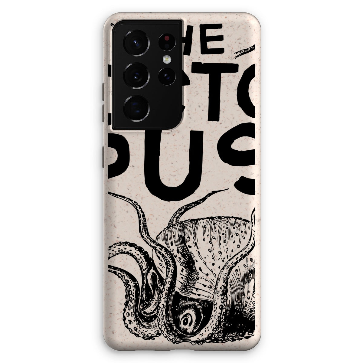 AQUA B&W - 03 - Octopus - Eco Phone Case