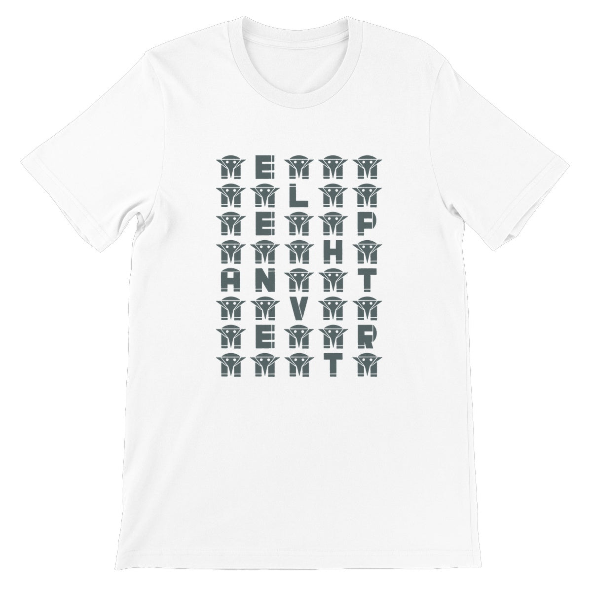 AQUA HMP2 - 04 - Elephant Vert - Unisex-T-Shirt aus feinem Jersey