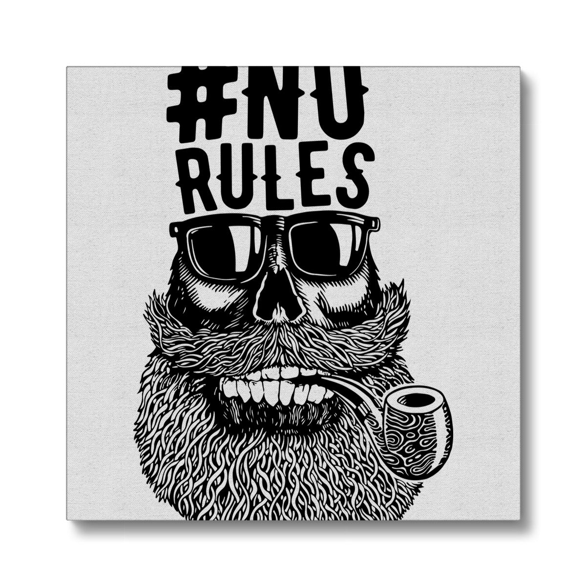 AQUA B&W - 04 - No Rules - Eco Canvas