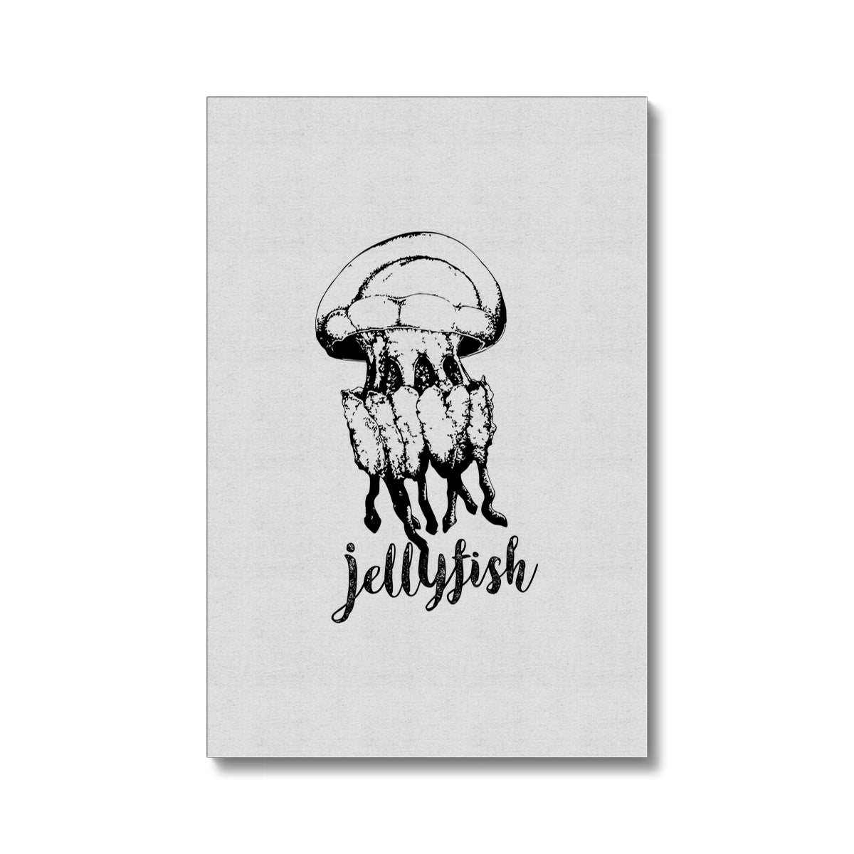 AQUA B&W - 02 - Jellyfish - Eco Canvas