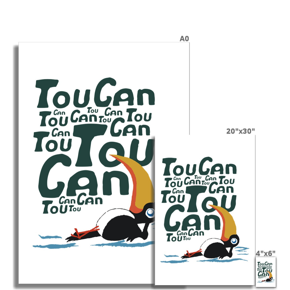 AQUA HMP2 - 09 - Toucan - Rolled Canvas
