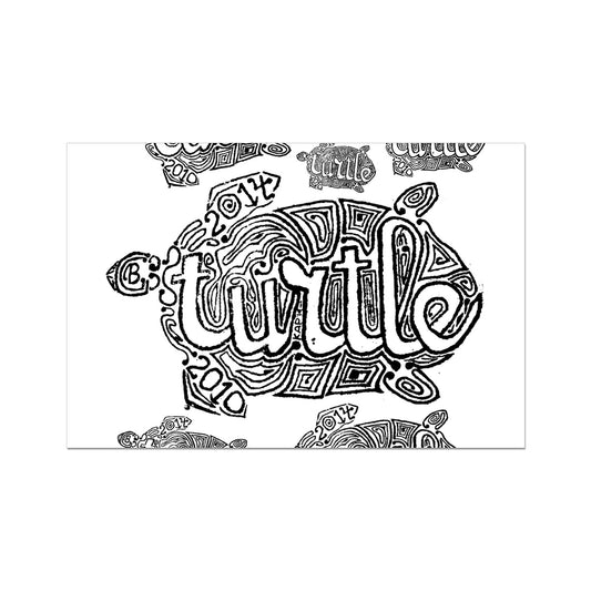 AQUA HMP2 - 12 - Turtle - Rolled Canvas