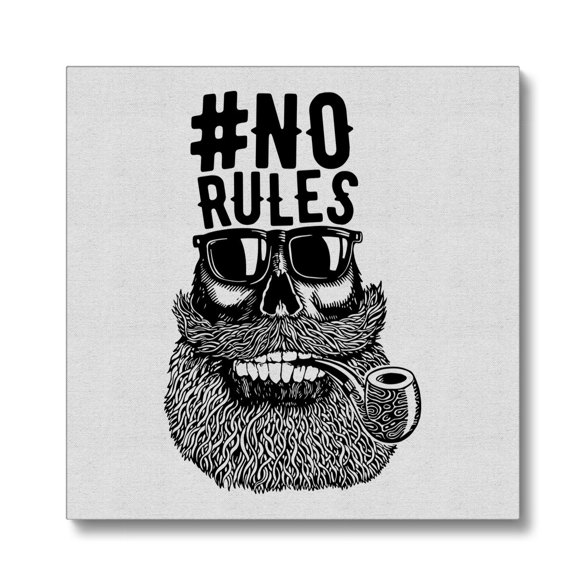 AQUA B&W - 04 - No Rules - Eco Canvas