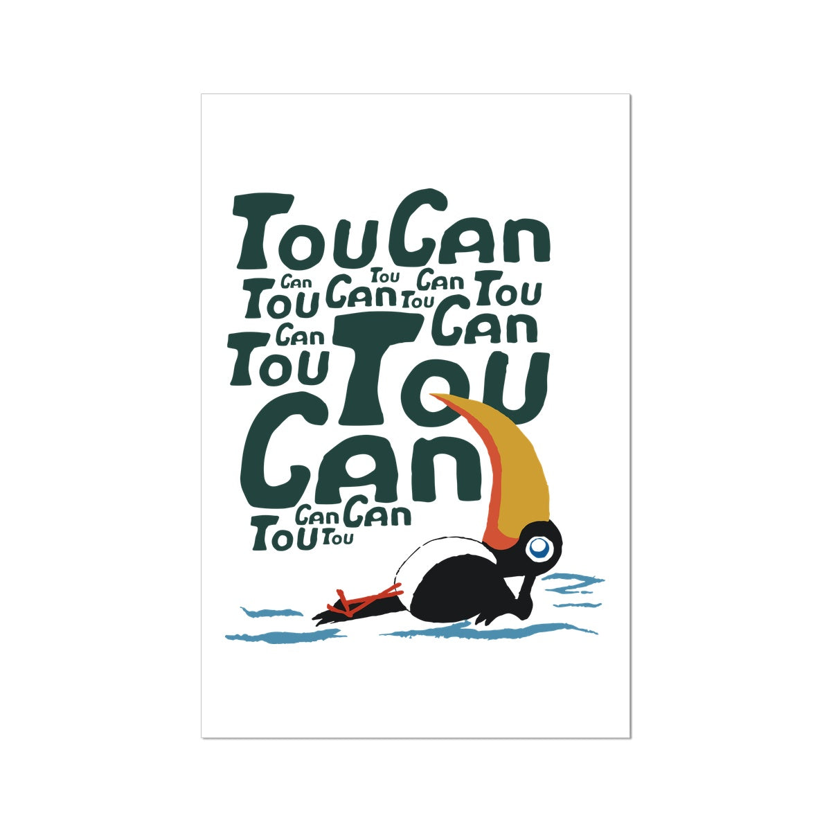 AQUA HMP2 - 09 - Toucan - Rolled Canvas