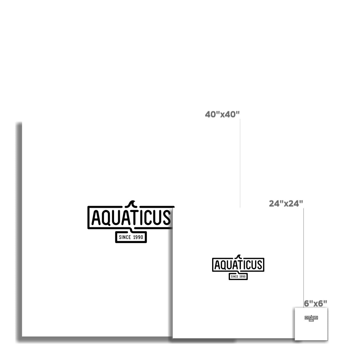 AQUA - 01- Aquaticus - Gerollte Leinwand