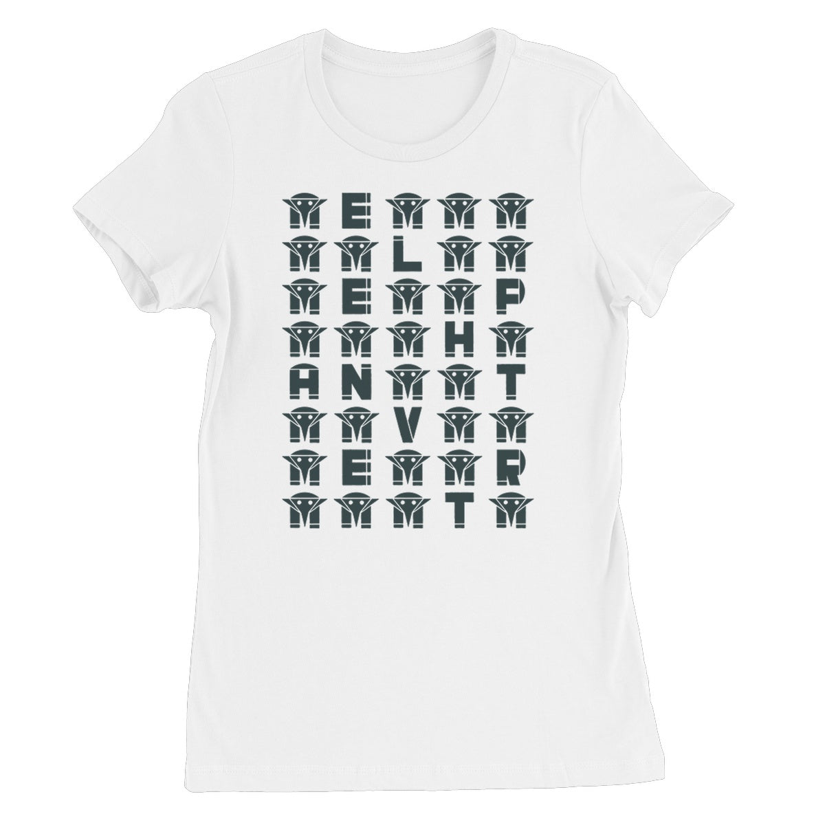 AQUA HMP2 - 04 - Elephant Vert - Women's Fine Jersey T-Shirt