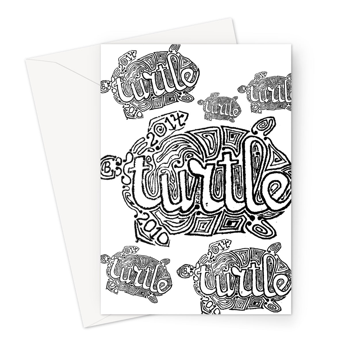 AQUA HMP2 - 12 - Turtle - Greeting Card