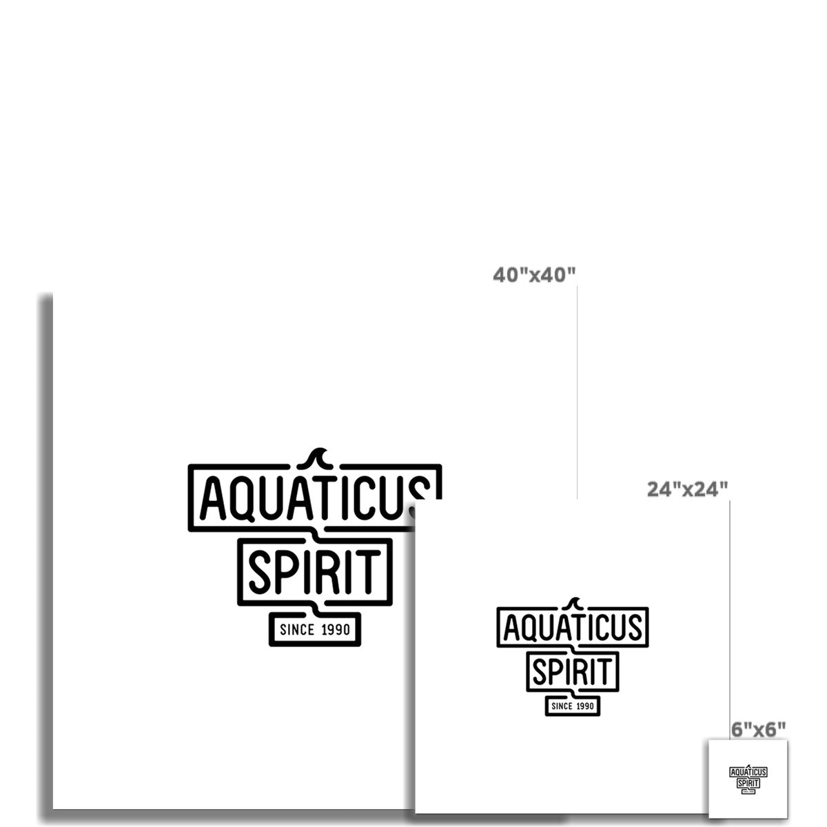 AQUA -  02 - Aquaticus Spirit - Rolled Canvas