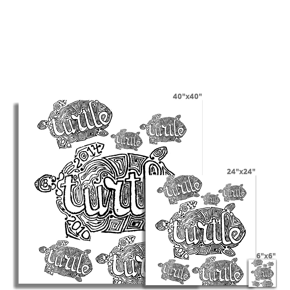 AQUA HMP2 - 12 - Schildkröte - Gerollte Leinwand