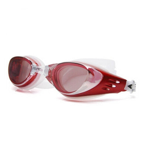 Summer Men Women Electroplate  UV400 Swimming Goggles Waterproof  Eyewear Silicone Anti Fog Water Diving Pool Glasses
