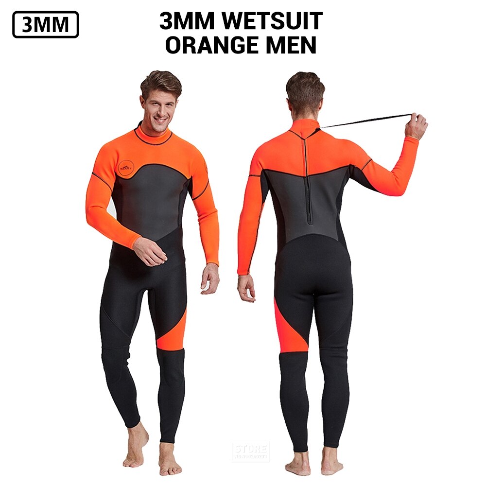 Neoprene 3mm wetsuit windsurf homem pesca subaquática mergulho caça submarina natação kitesurf surf roupas terno molhado wakeboard