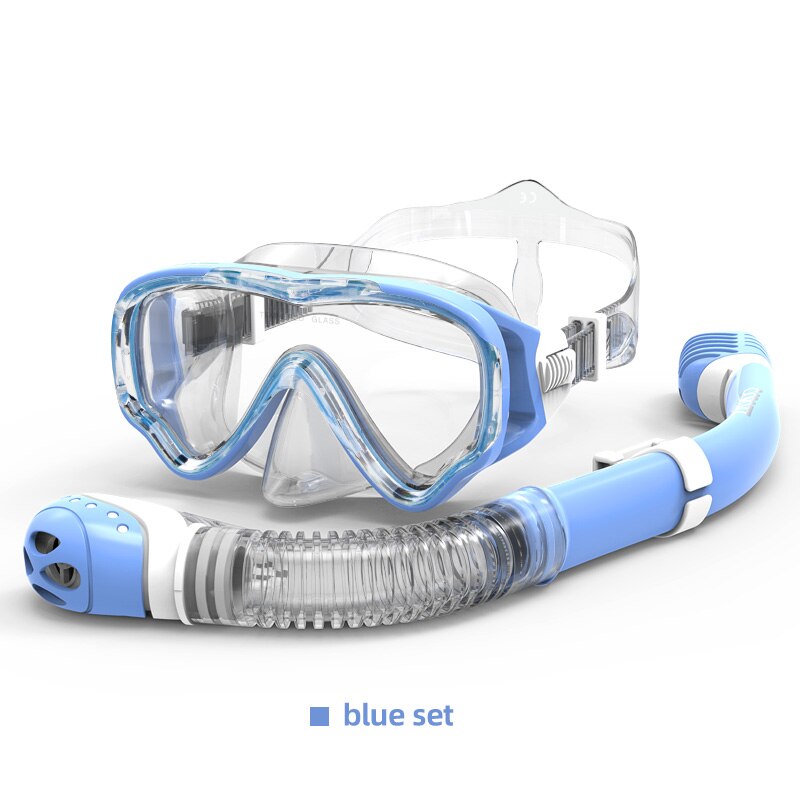 COPOZZ Diving mask kids Full face HD Anti Fog Scuba Mask Underwater snorkel mask set Kids Swimming Snorkel Diving Equipment