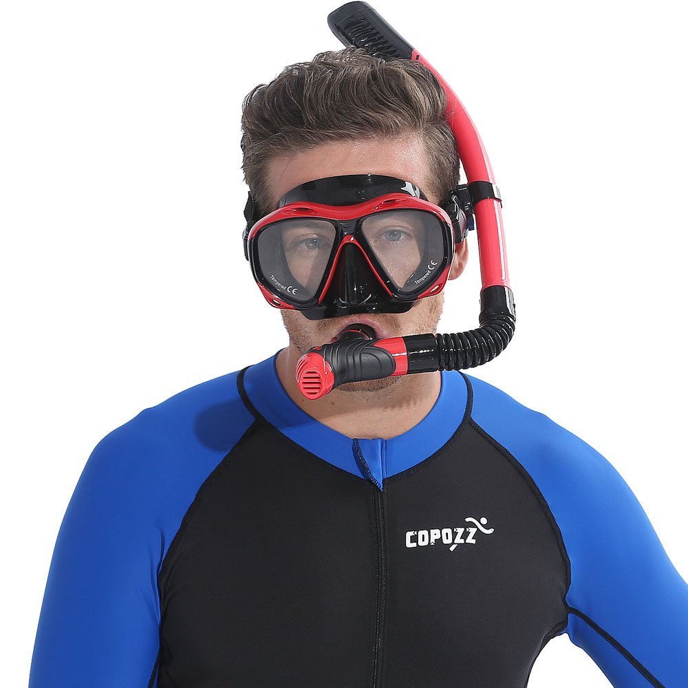 Copozz Marke Professionelle Tauchermaske Brille Wassersport Schnorchelausrüstung Unterwasserjagdmaske Presbyopie Myopie Linse