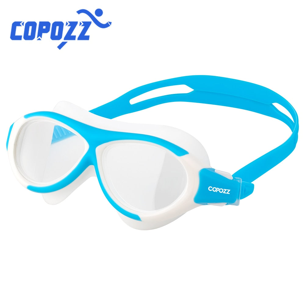 COPOZZ Children Swimming Goggles Anti Fog Waterproof kids Teenagers Cool Swim Eyewear Boy Girl Professional Swimming Glasses