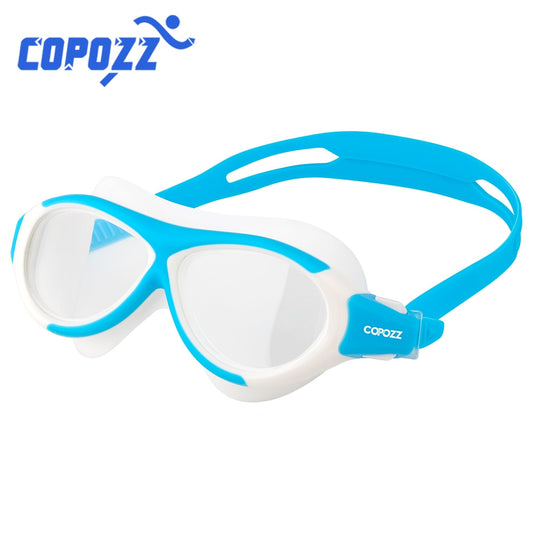 Copozz crianças óculos de natação anti nevoeiro à prova dwaterproof água crianças adolescentes legal nadar óculos menino menina profissional natação