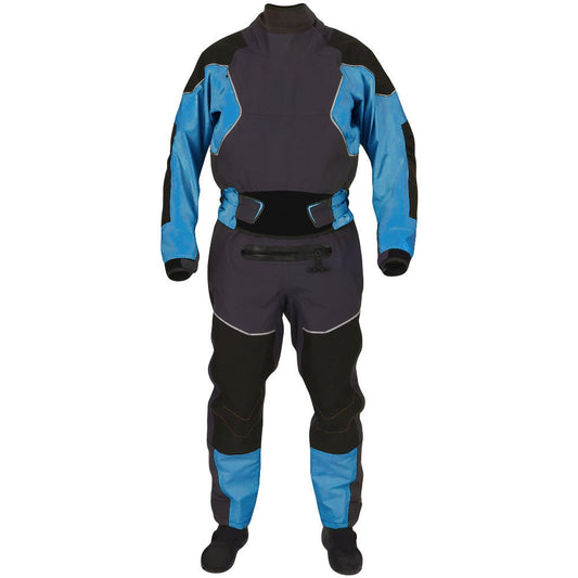 Men's Kayak Drysuits Surfing Paddlnig Three-Layer Waterproof Fabric Latex Collar And Cuffs Outdoor Water Sports Suit DM26