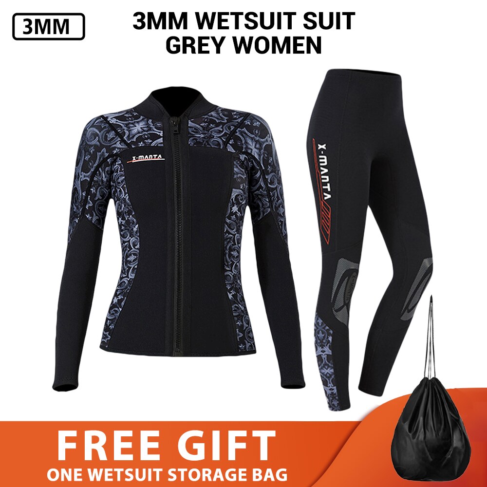 Neoprene 2mm 3mm masculino feminino wetsuit jaqueta mergulho terno de surf mergulho subaquático pesca submarina equipamento kitesurf